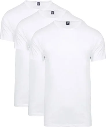 Alan Red T-Shirts Derby Col Rond Blanc Promo (Lot de 3) 