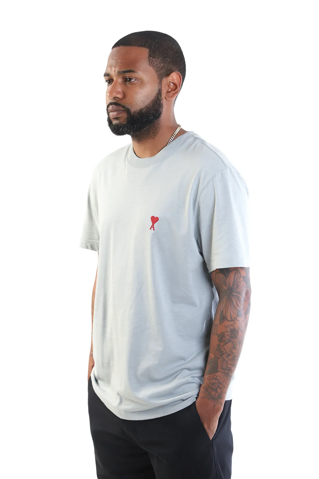 Ami Tee shirt adc Clay blue - GRADUATE STORE