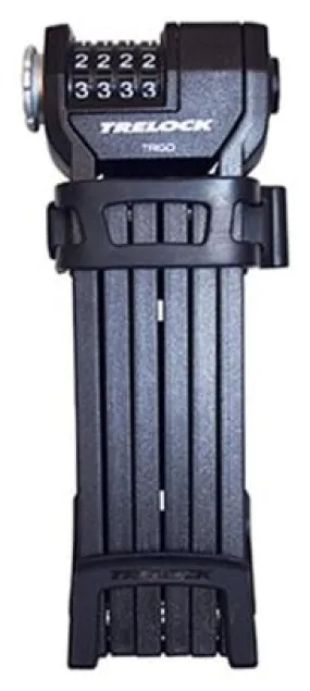 ANTIVOL VELO PLIABLE TRELOCK FS360 A COMBINAISON L 85cm NOIR TYPE COUTEAU