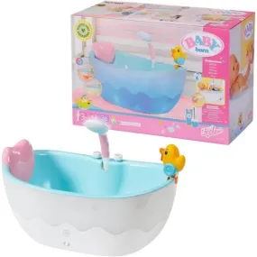 Baignoire pour poupée BABY BORN avec effets lumineux et sonores - Canard de bain amovible - Enfant 3 ans et plus bleu - Baby bor