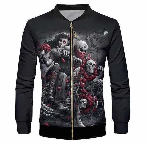 Blouson squelette Biker