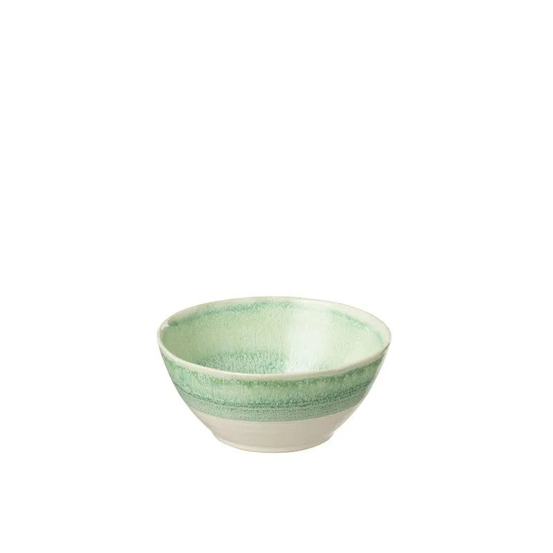 Bol en porcelaine vert 14x14x6 cm J-Line 