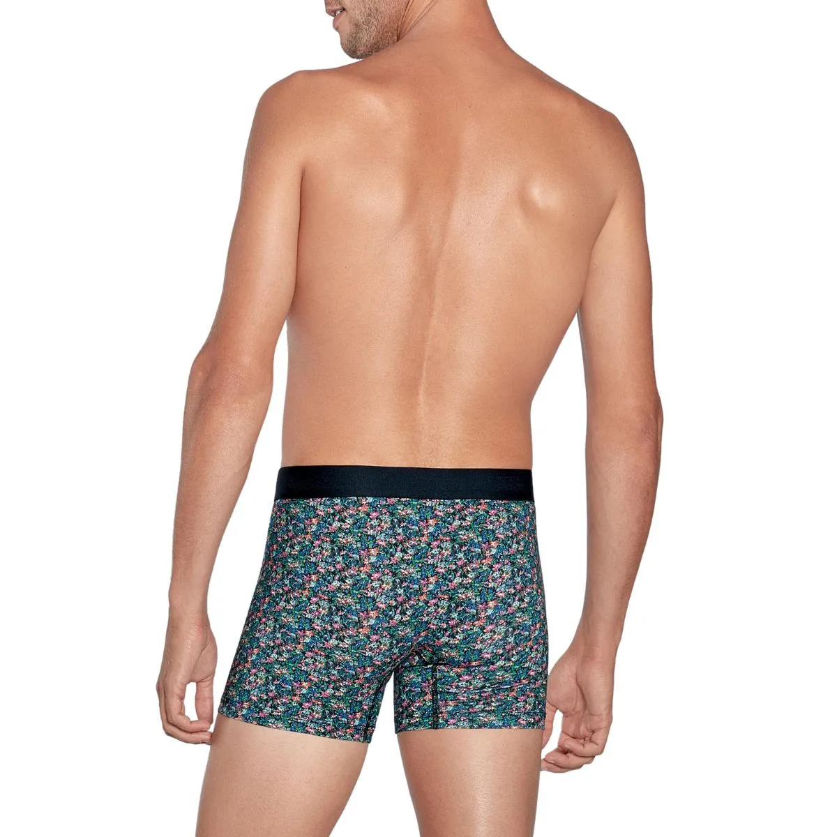 Boxer pour homme en coton imprimé liberty bleu Eden Park Infinity