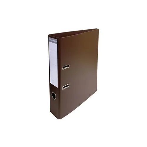 Classeur à levier PVC A4 dos de 70mm. - Marron - EXACOMPTA