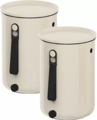 Composteur de cuisine BOKASHI Organico 2 set de 2 bacs 9.6L blanc 