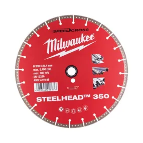 Disque diamant Ø 350 mm STEELHEAD béton et acier MILWAUKEE 4932471988