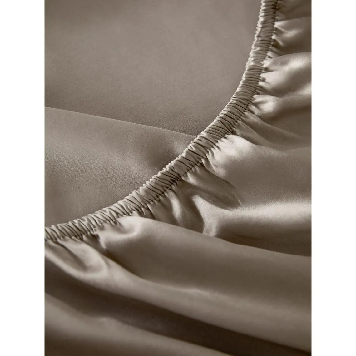 Drap Housse en Soie  Sans Couture gris claire | 3 Suisses
