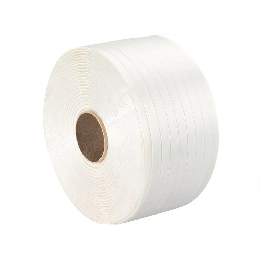 Feuillards textile 16mmx850m par carton de 2 bobines