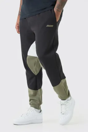 Grande taille - Jogging à empiècement color block - MAN
