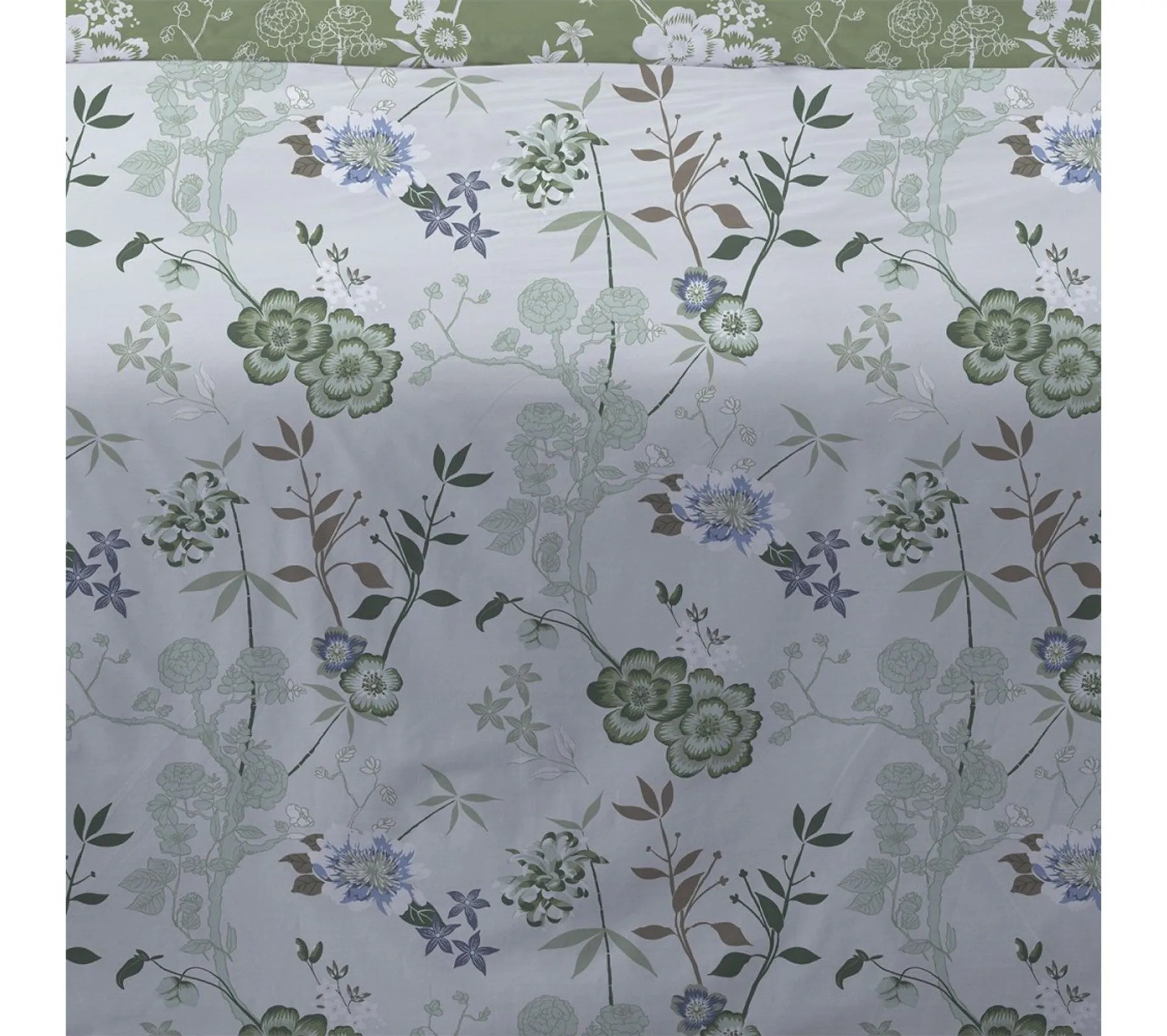 Housse De Couette 240x220 Hana Vert + 2 Taies