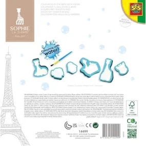 Jouet de bain - Sophie la girafe - Coloriage à l'eau - Bleu - 12 mois et plus bleu - Ses creative