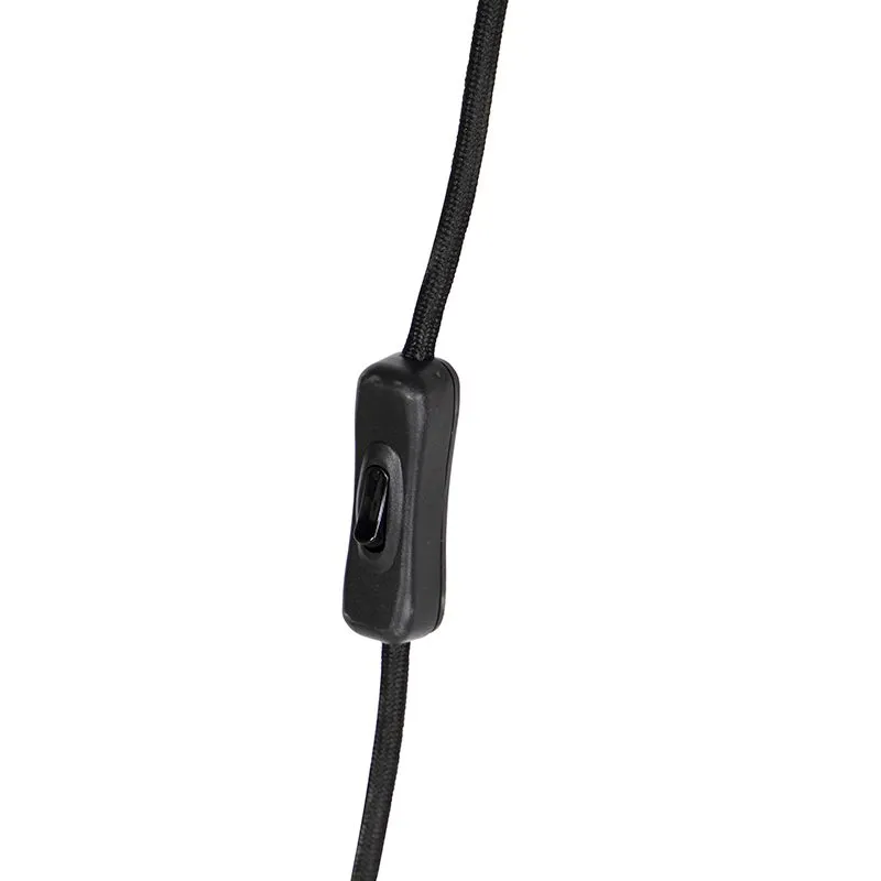 Lampe suspendue noir avec source lumineuse A165 dimmable - Cavalux