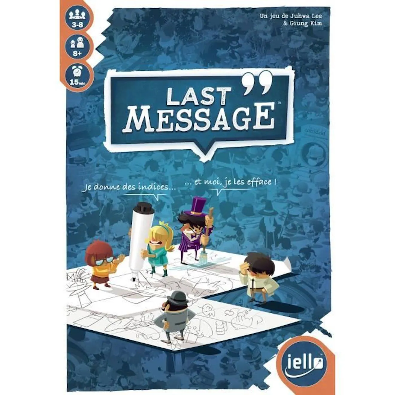 Last Message - Jeu de société - Ambiance - Dès 8 ans - IELLO bleu - Iello