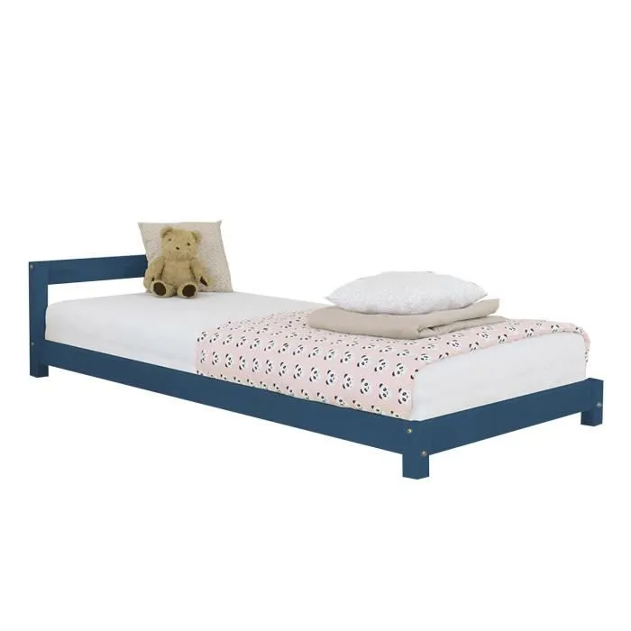 Lit enfant DREAMY 120 x 190 bleu marine