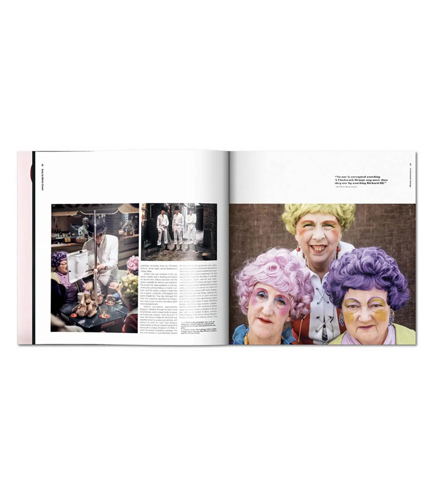 Livre Stanley Kubrick's A Clockwork Orange Livre + DVD Taschen - Jane de Boy