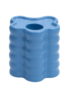 OCTAEVO  Bougeoir Flora - Bleu