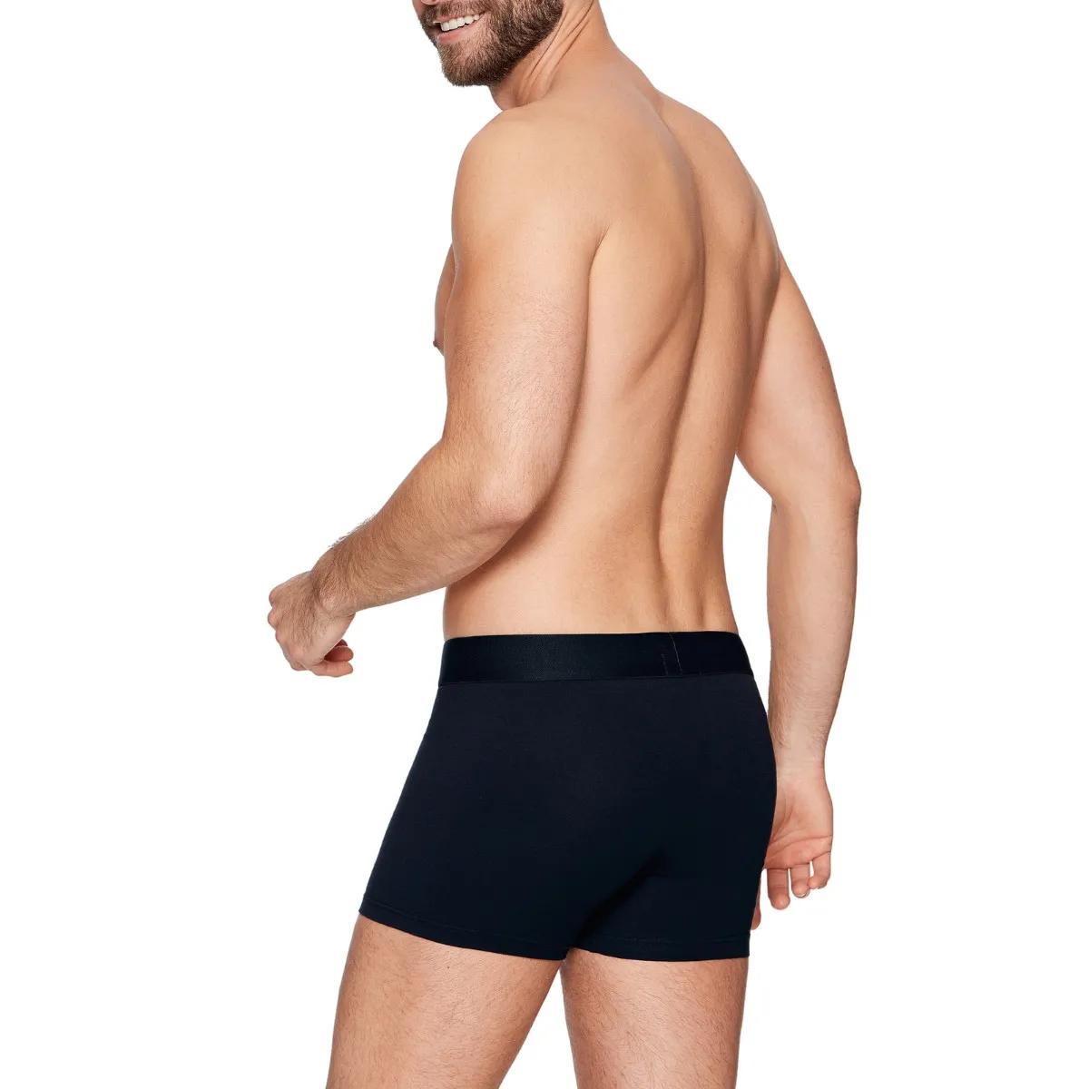 Pack de 2 boxers homme unis bleu en coton par Eden Park