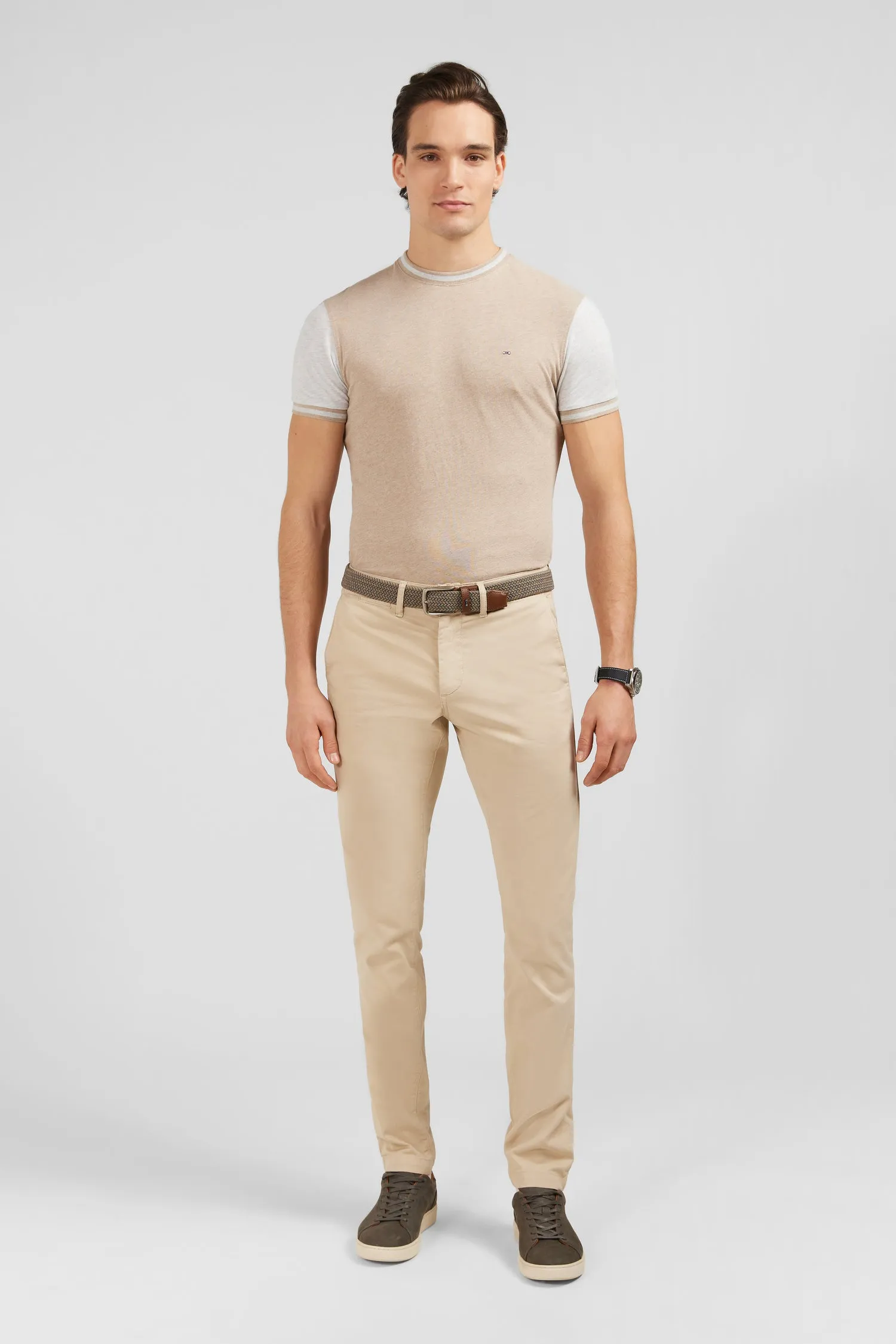 Pantalon chino beige