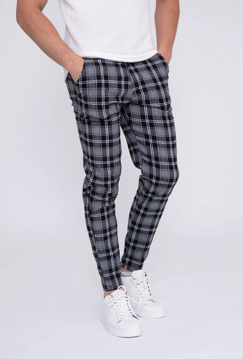 Pantalon à carreaux