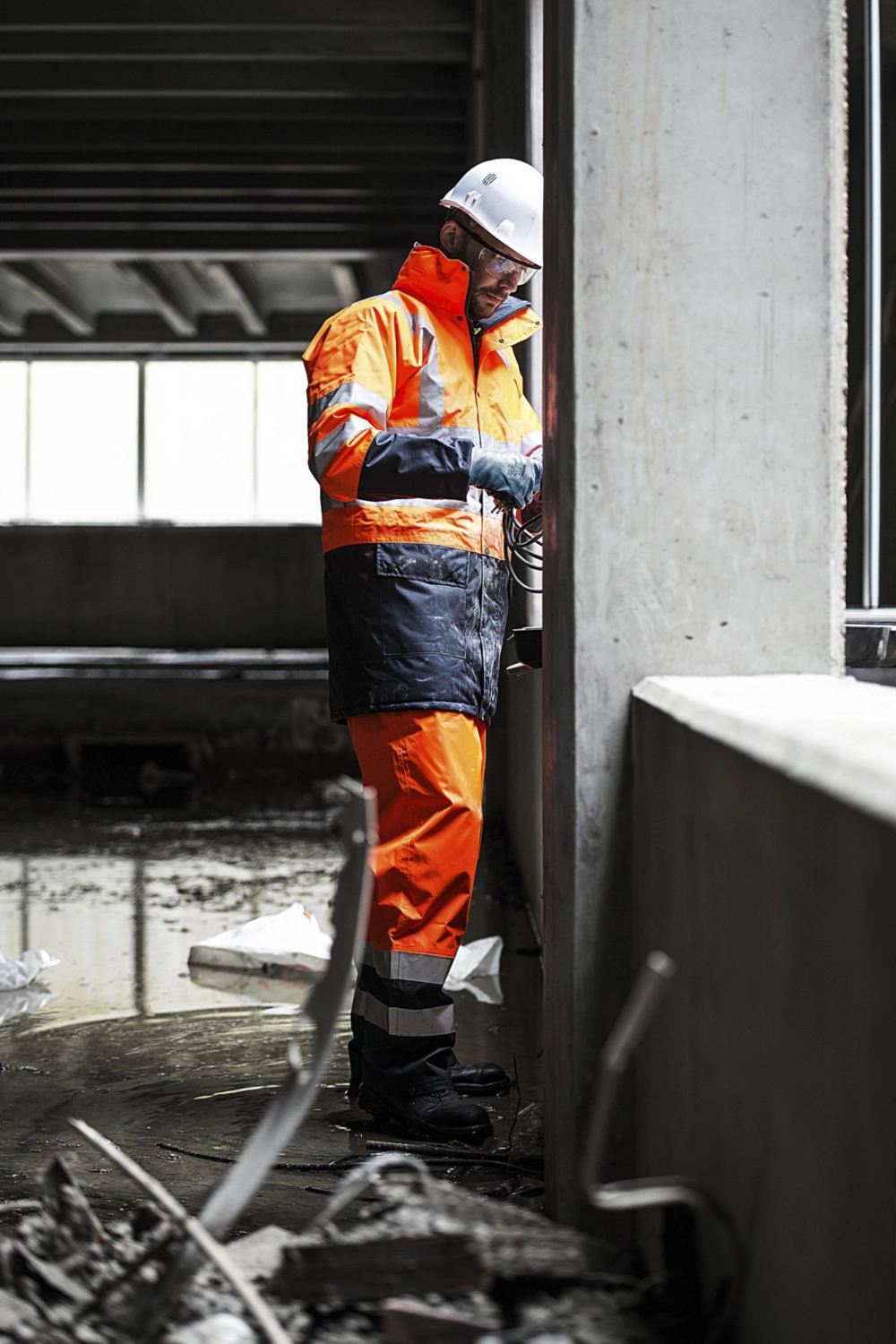 Parka Stormflash HV - Orange / Marine Sioen