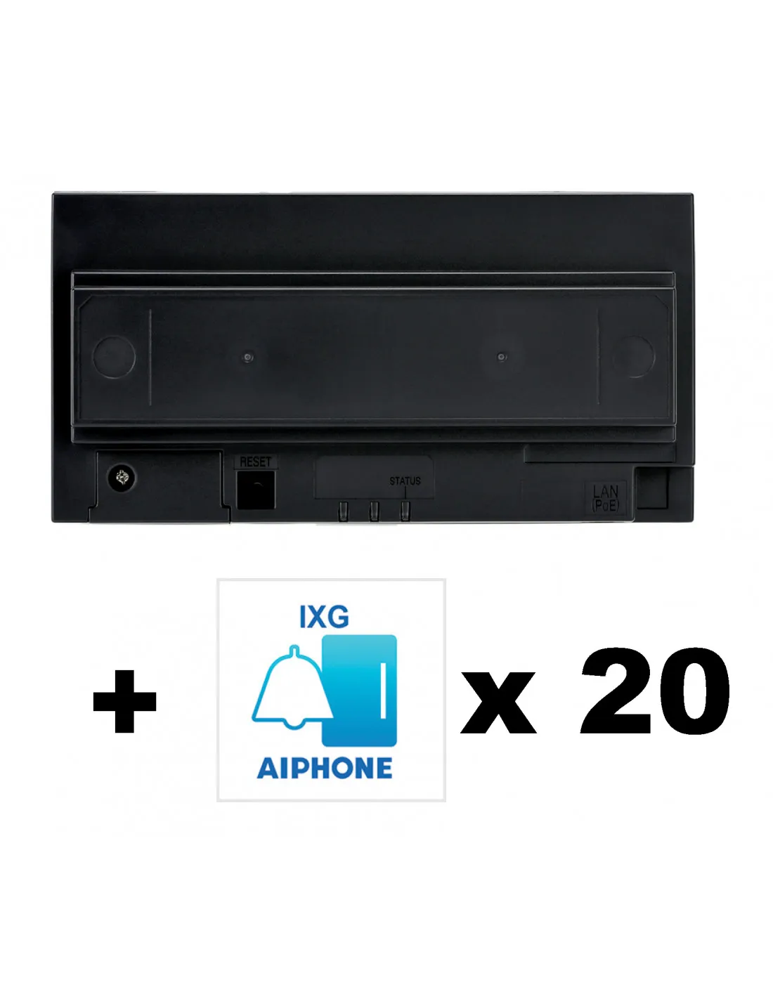 Passerelle IP avec 20 licences (8 smartphones par licence) IXGWGW20FR AIPHONE 201016