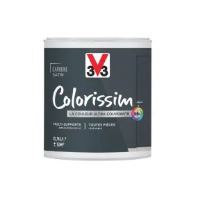 PEINTURE COLORISSIM SATIN CARBONE 500ML
