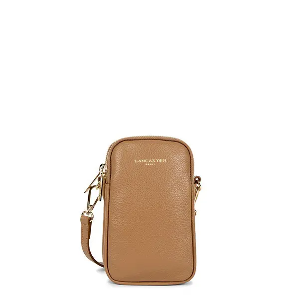 Pochette Smartphone Dune Cuir Camel | Lancaster