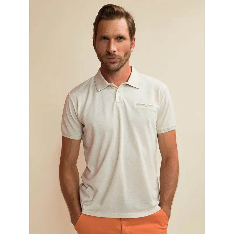 Polo camboard blanc homme - Eden Park | wimod