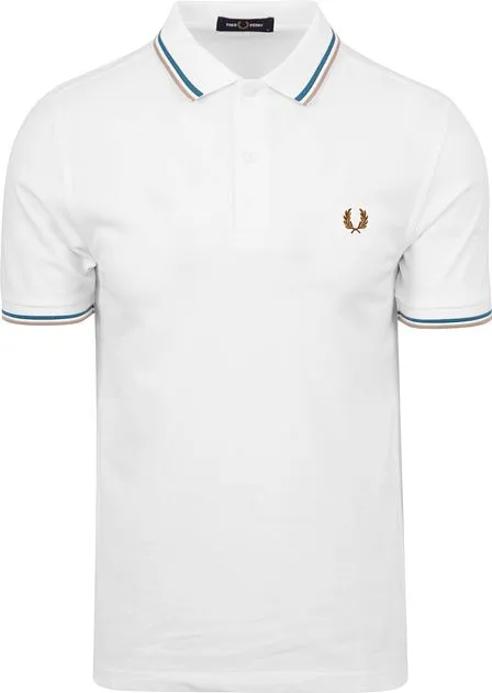Polo Fred Perry M3600 Blanc V21 M3600-V21 commander en ligne