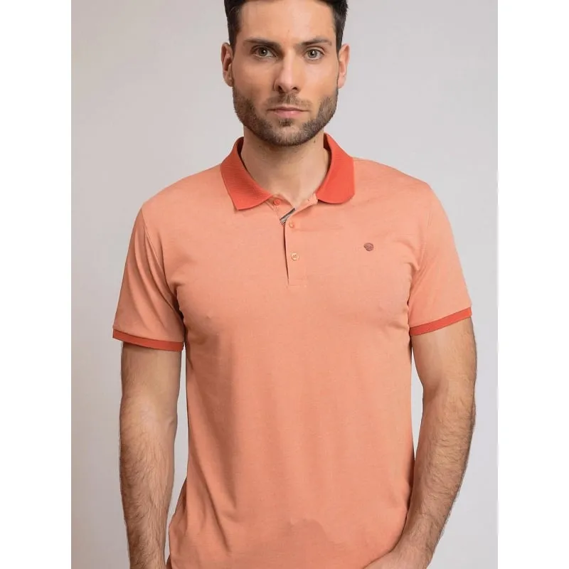 Polo manches courtes bleu case homme - Eden Park | wimod