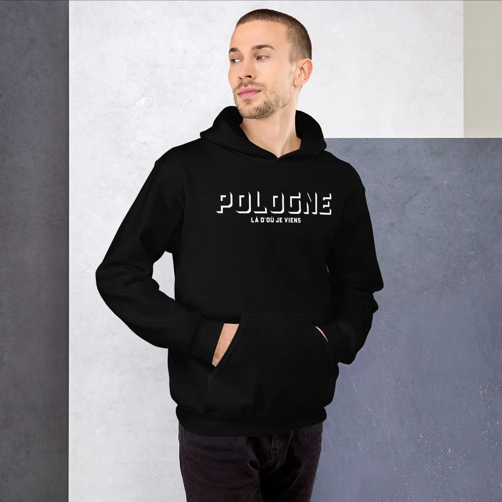 Pologne là d'où je viens - Sweat à Capuche standard Nostalgie