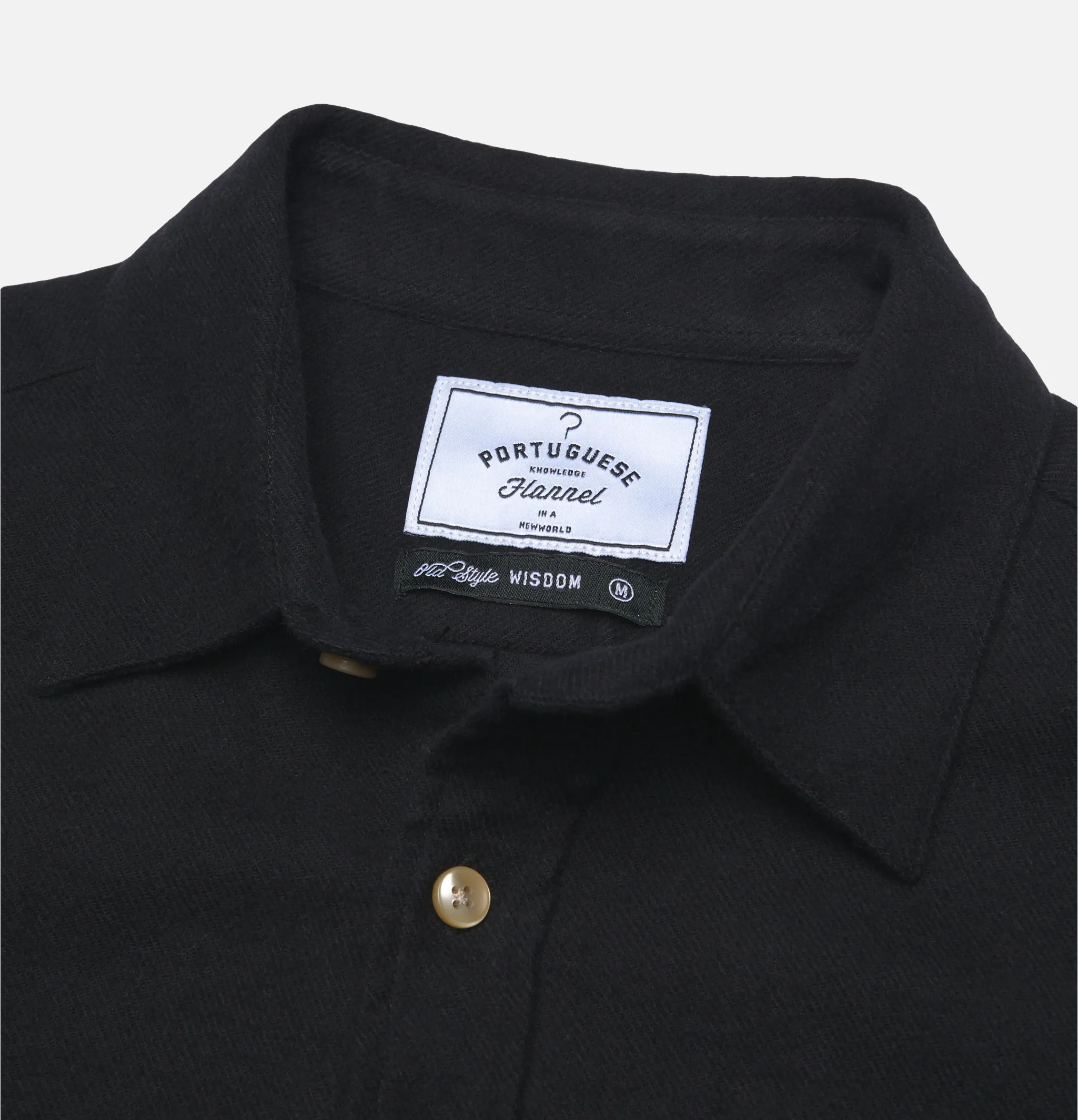 Portuguese Flannel |Shirt Teca Black |Shop Royalcheese Paris