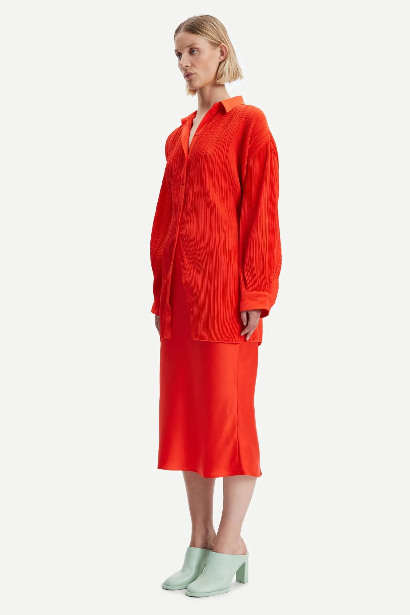 Robe chemise FRIDAH Orange