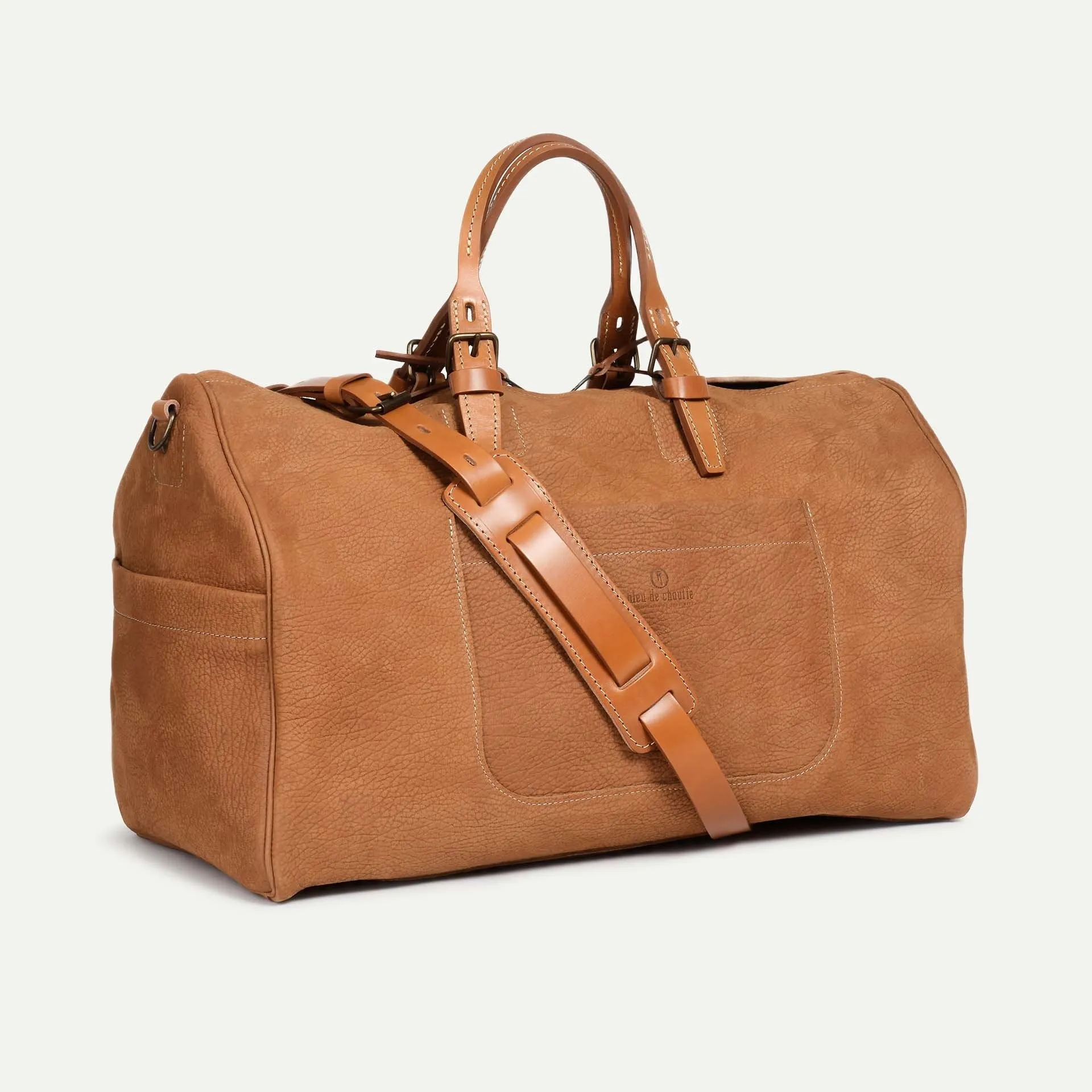 Sac de voyage Hobo - Camel - Bleu de Chauffe - Marques de France