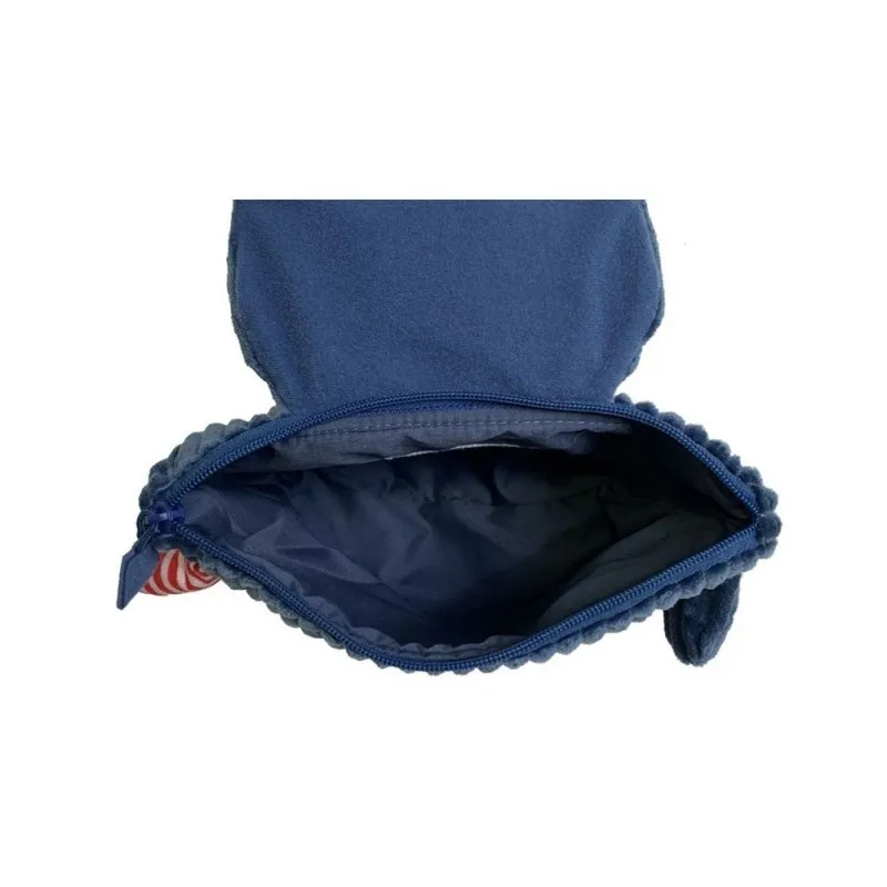 Sac à dos velours LES DÉGLINGOS "Hippipos l'hippopotame" | Planetebag.com
