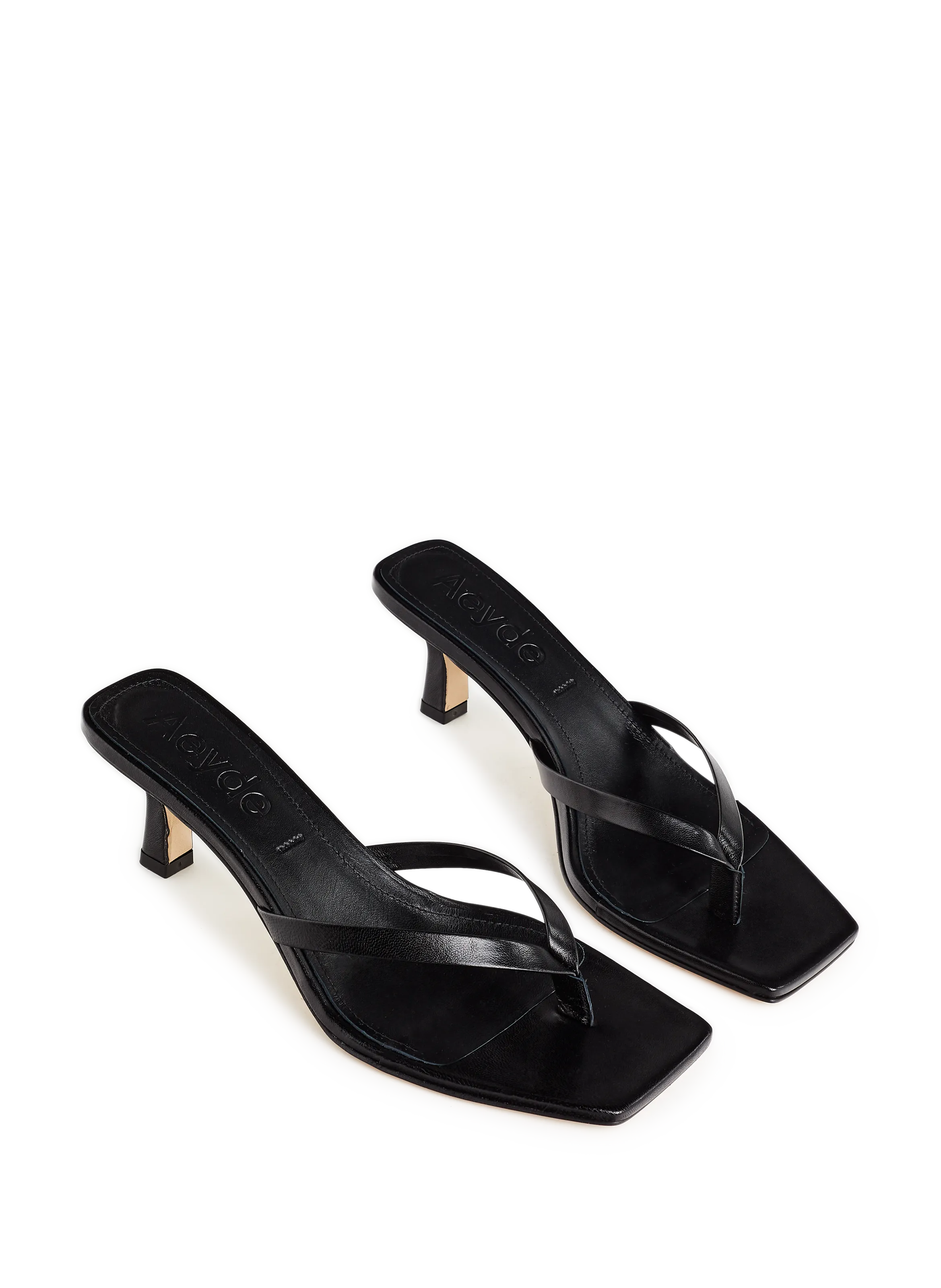 SANDALES à TALON EN CUIR - AEYDE pour FEMME | Printemps