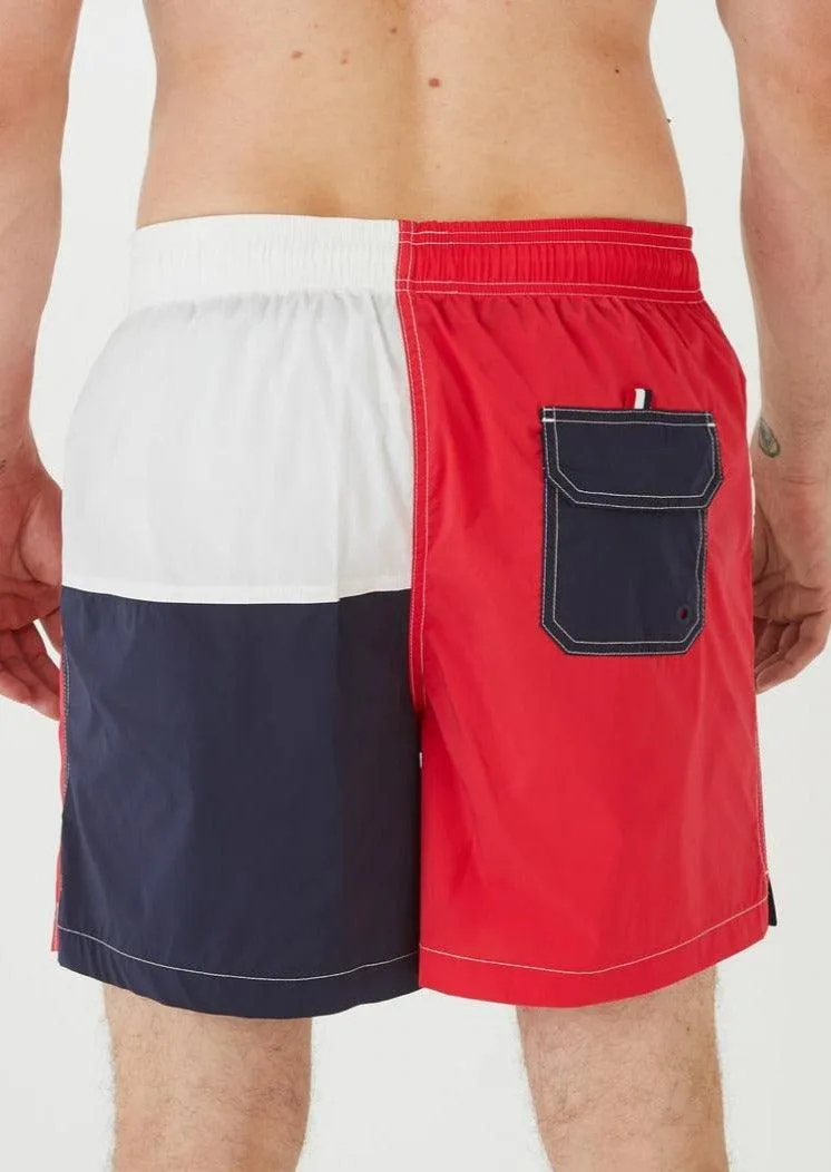 Short de bain Eden Park rouge