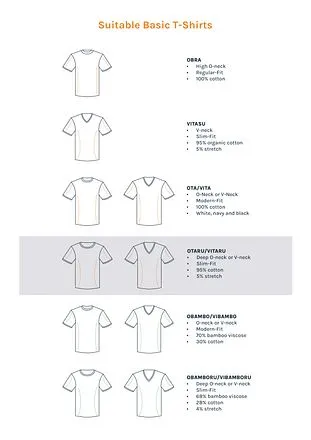 Suitable Otaru T-Shirt Wide Round Neck Blanc 2-Pack 145-2 O 