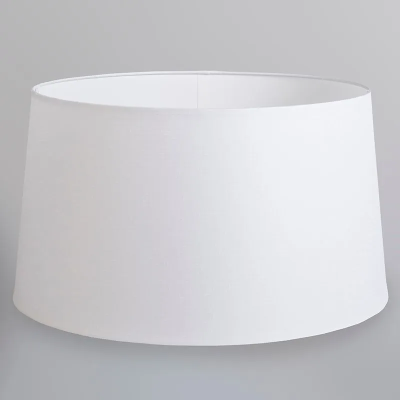 Suspension Mix 1 bronze avec abat-jour 45cm blanc