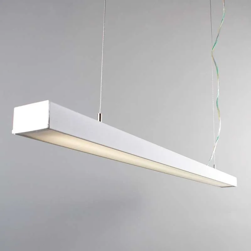 Suspension Tube Q 90 cm blanc 28W