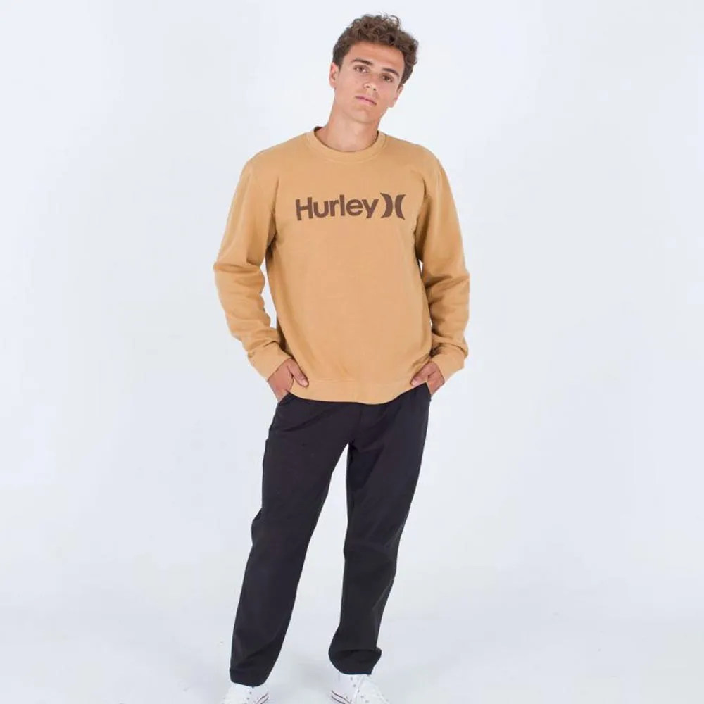 Sweat HURLEY One and Only Solid Camel Homme