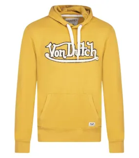 Sweat Von Dutch avec manches longues et col à capuche  jaune