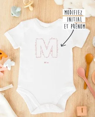 Sweatshirt enfant Initiale et prénom de l'enfant personnalisé