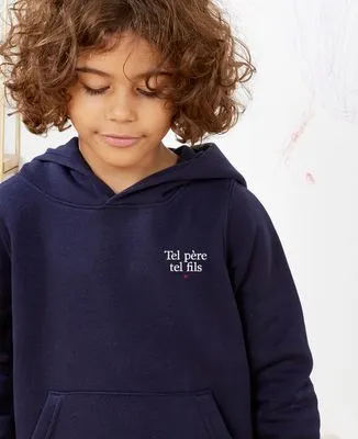 Sweatshirt enfant Tel père tel fils (brodé)