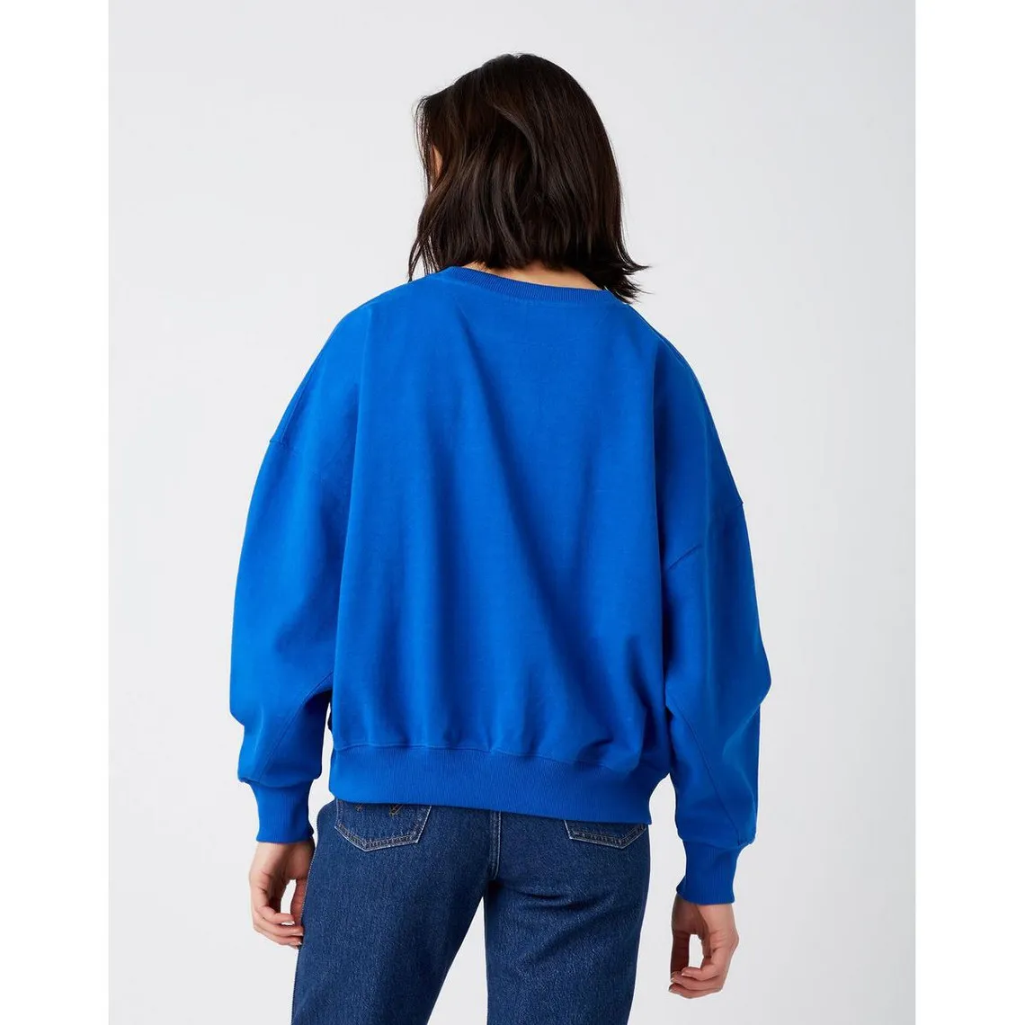 Sweatshirt Femme Relaxed Sweatshirt bleu moyen en coton | 3 Suisses