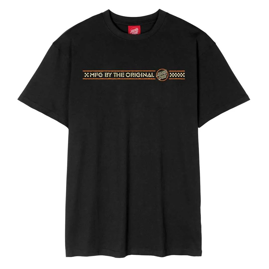 T-shirt : SANTA CRUZ BREAKER DOT TEE Black - Bamboo Skateshop