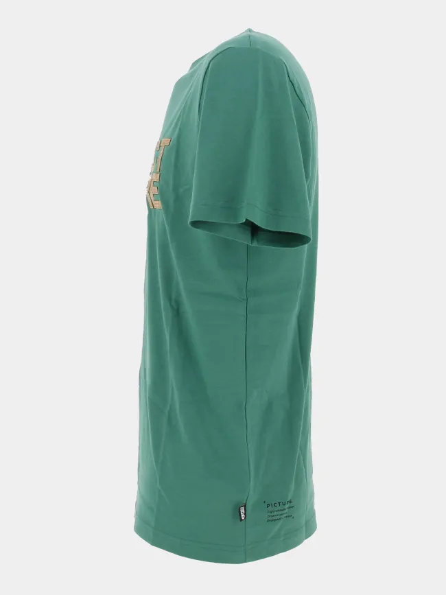 T-shirt basement logo liège vert homme - Picture | wimod