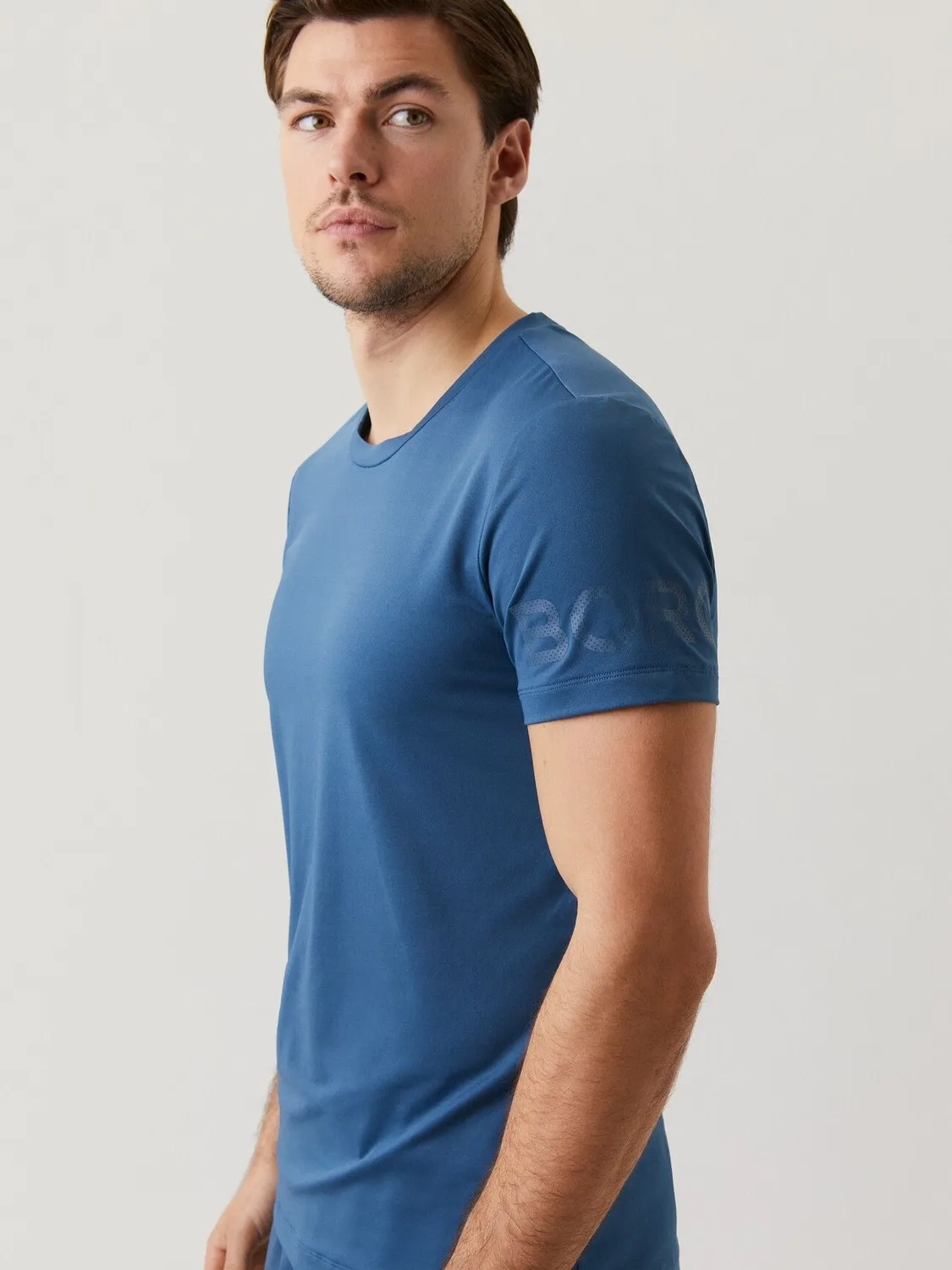 T-shirt de Sport Björn Borg Men Tee Borg Ensign Blue