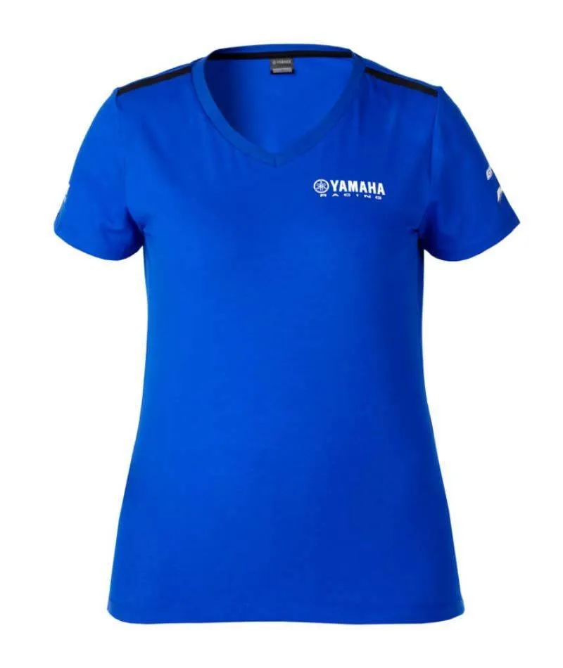 T-Shirt Femme Yamaha Paddock Bleu essentials 2022 – Amalfi