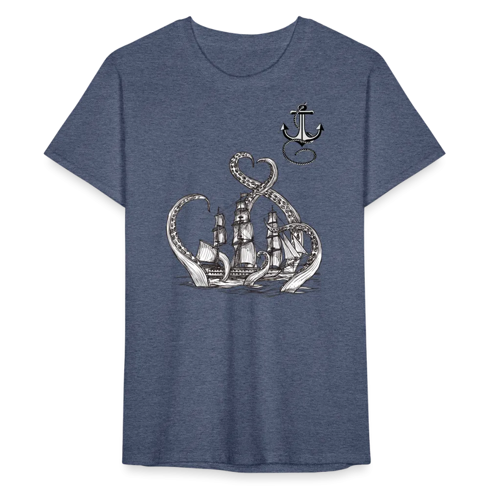 T-shirt Homme Fruit of the Loom, kraken